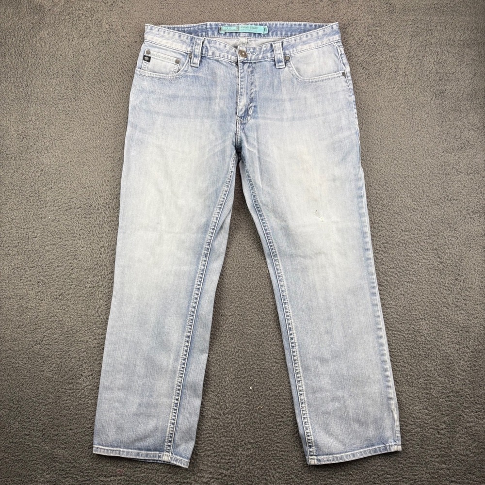 Rock and Roll Cowboy Revolver‎ Straight Slim Straight Leg Light Wash Jeans 34x30